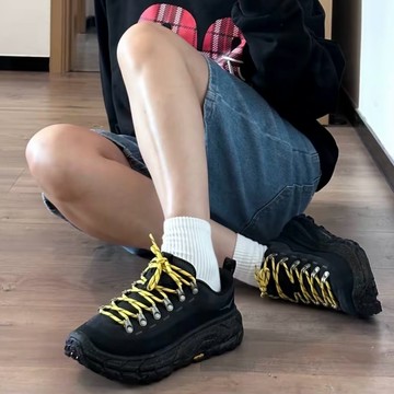 HOKA U TOR SUMMIT 黑色 潑墨鞋底 越野 休閒 1147952-BBLC