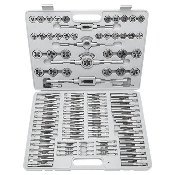 絲錐板牙絲攻組合套裝攻絲鉆頭手動套絲工具開絲器手用螺紋攻牙器