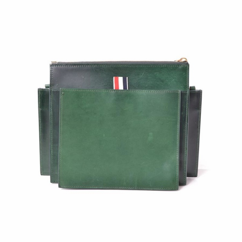 THOM BROWNE オーディオ ショルダー バッグ - グリーン トムブラウン  