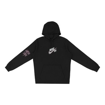 Travis Scott x Jordan Crossover Alphabet Printing Hoodie 'Black'
