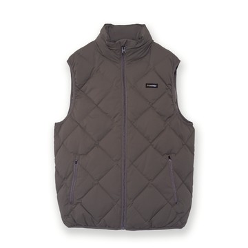 5th STREET｜男裝｜格子羽絨背心｜墨綠