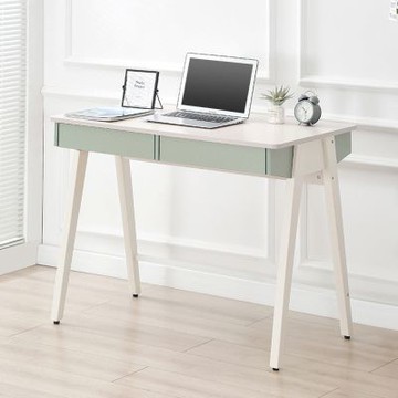 【AOTTO】【AOTTO】北歐風莫蘭迪雙抽辦公桌-100cm(書桌 辦公桌 電腦桌 工作桌)北歐風莫蘭迪雙抽辦公桌-100cm(書桌 辦公桌 電腦桌 工作桌)