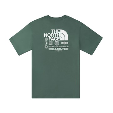 The North Face 北臉 短袖上衣 男 女 中性 U RLX BRAND GLOBE SS TEE 綠 NF0A8D84HCH
