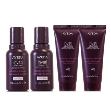 *AVEDA 蘊活煥欣洗髮精50ml*2+蘊活煥欣潤髮乳40ml*2 (全新改版-正統公司貨)-即期良品