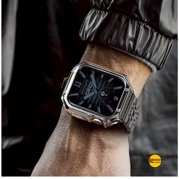 【錶殼+錶帶】適用 Apple Watch 11 10 9 8 7 6 SE 不鏽鋼錶帶 蘋果手錶帶 46mm 42mm