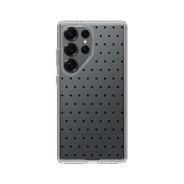 Galaxy S25 Ultra Clear 透明 - Pattern Play - 墨黑微點
