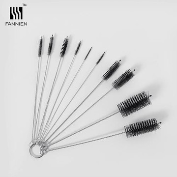 意式半自動咖啡機清潔刷蒸汽管道清理刷長柄尼龍毛刷壺嘴刷子神器