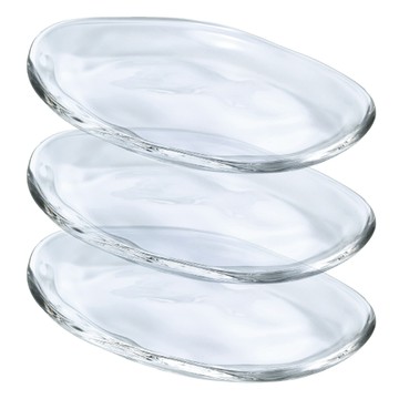 石塚亞德利亞 手作 迷你 托盤  透明  3個  寬15.4*深10.4*高1.6公分