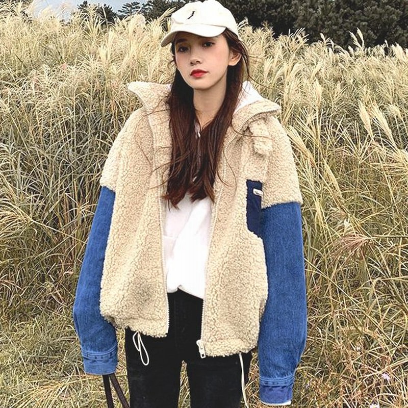 2wayもこもこパーカー Mサイズ ジャケット コート アウター 韓国ファッション 中国ファッション インポート 海外 セレクト カジュアル きれいめ 可愛い 通販 Lineポイント最大0 5 Get Lineショッピング