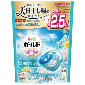 P&G_Bold新3衣物柔軟4D洗衣膠球清爽28P補