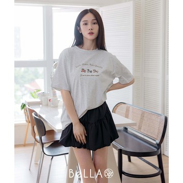 【初夏新品】BeLLA 可愛小馬字母上衣 灰色