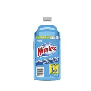 [5美國直購] Windex 2L 玻璃清潔劑 Glass Cleaner Refill, Original Blue by SC Johnson