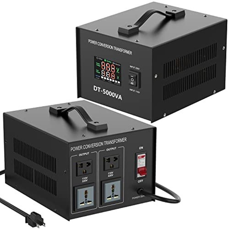 変圧器 5000W 100v 220v アップトランス ダウントランス 海外 電源変換プラグ 自由変換 昇圧・降圧両用型 入力電圧・出力電圧 L 通販  LINEポイント最大0.5%GET | LINEショッピング