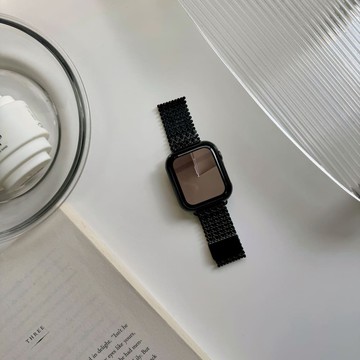 設計款點線磁力 Apple Watch 不鏽鋼錶帶