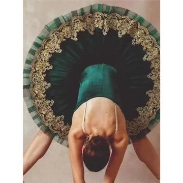 兒童艾斯米拉達芭蕾舞演出服TUTU裙女童芭蕾舞蓬蓬裙紗裙舞臺服裝