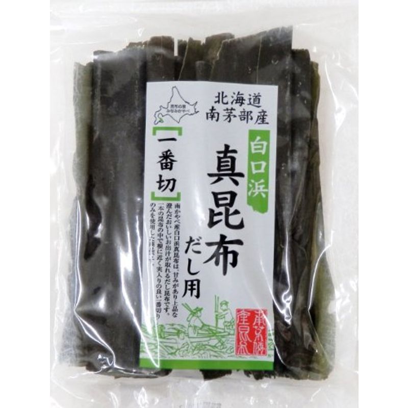 白口浜真昆布だし用 一番切 100g x3袋