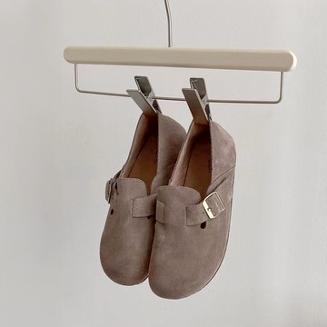 圓頭真皮勃肯鞋411148