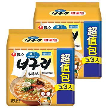 NONGSHIM 農心 爽口海鮮味烏龍麵  600g  2袋