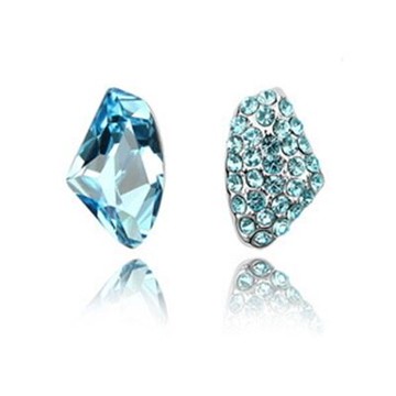 925純銀耳環水晶耳飾-時尚亮眼氣質鑲鑽情人節生日禮物女飾品3色73js54【獨家進口】【米蘭精品】