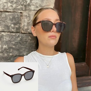 【ROSIE ALLAN】ELAINE 珠光紅琥珀 手工板材太陽眼鏡