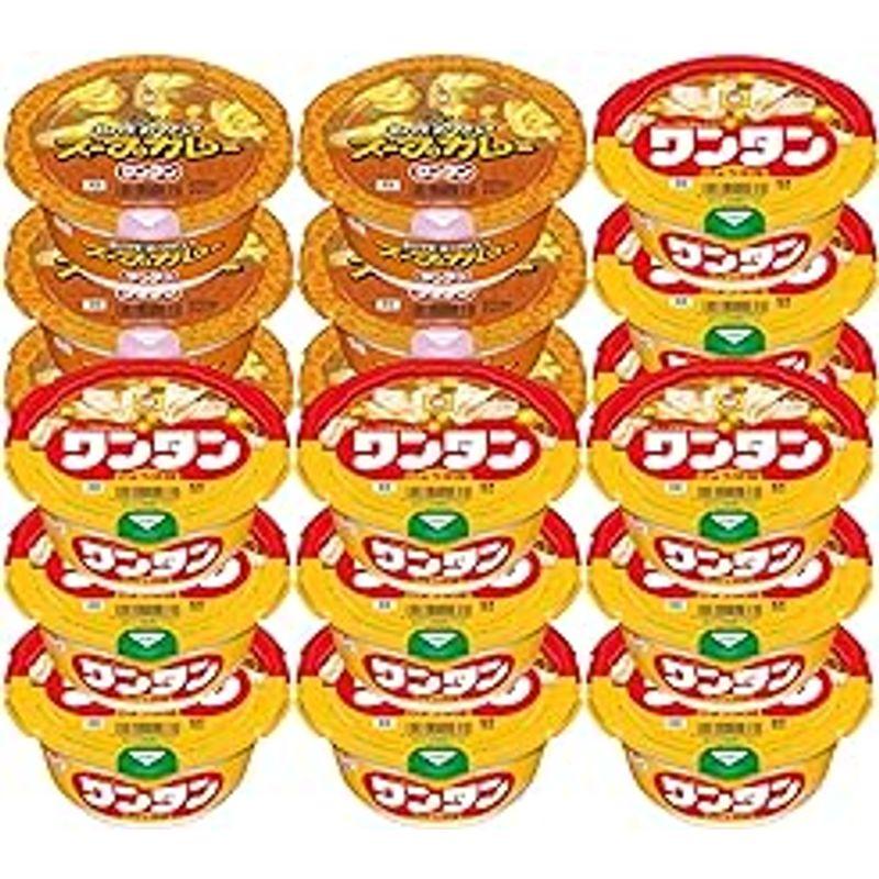 セット商品マルちゃん ワンタンスープ しょうゆスープカレー 2種アソート(しょうゆ味 12個 スープカレー6個)