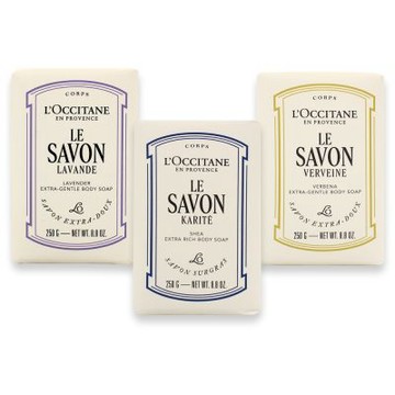 L OCCITANE 歐舒丹 乳油木皂 250g 任選二入 (牛奶/馬鞭草/薰衣草)-公司貨