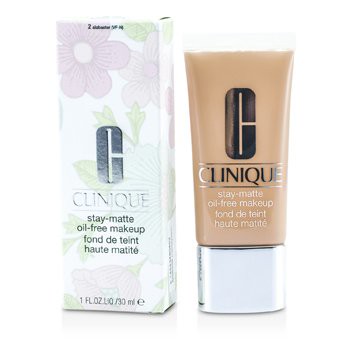 Clinique 倩碧 Stay Matte Oil Free Makeup 粉底液- # 02 / CN 10 Alabaster 30ml/1oz-粉底及蜜粉