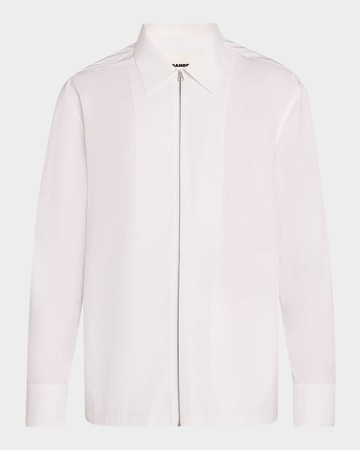 Men's Boxy Full-Zip Overshirt