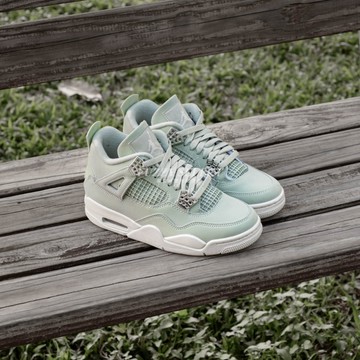 【逢甲 FUZZY】W Air Jordan 4 海沫綠 海泡石 薄荷綠 HV0823-003