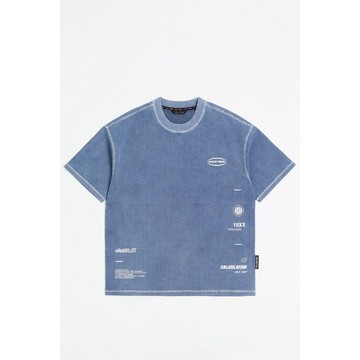 Life8 星系自轉 水洗短袖上衣 No. 11443