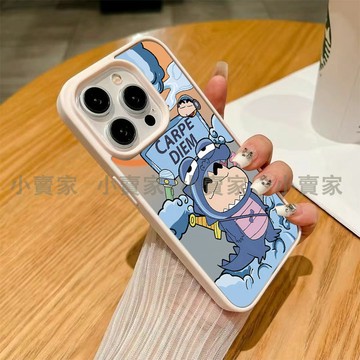 恐龍小新 磁吸透明手機殼 iPhone 17 16 15 14 13 12 11 Pro Max XR 8p i7保護殼