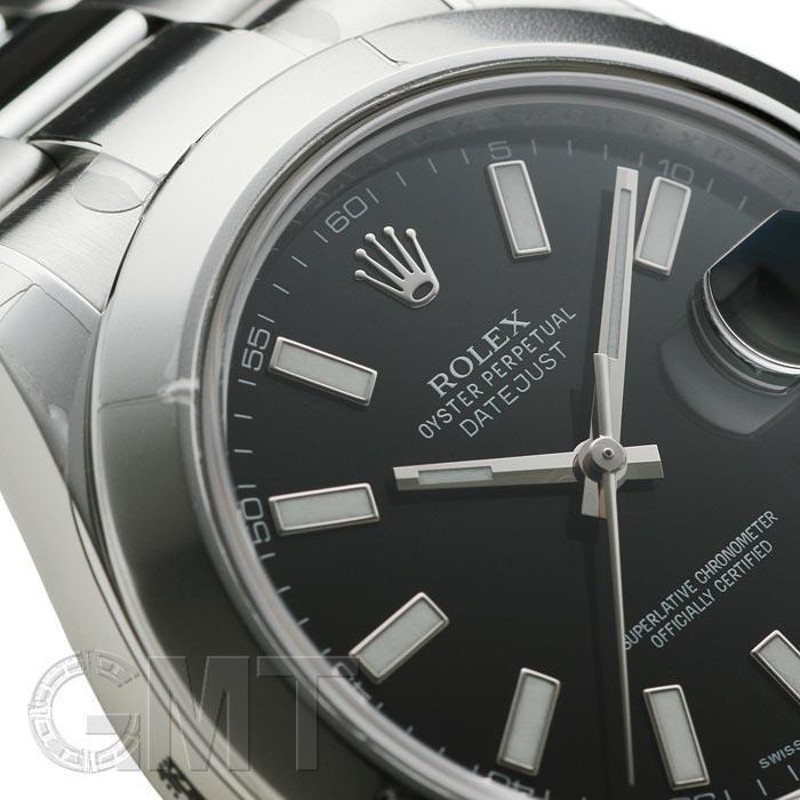 ロレックス デイトジャスト II Ref.116300 ブラック ROLEX DATE JUST ...