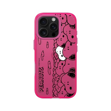 iPhone 16 Pro Clear 粉漾桃 - 史努比 Snoopy - 滿滿的Snoopy