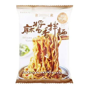 和秋 麻醬香拌麵 122g  1包
