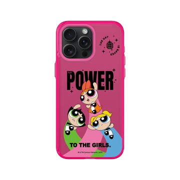iPhone 15 Pro Max Clear 粉漾桃 - The Powerpuff Girls 飛天小女警 - 女孩的力量