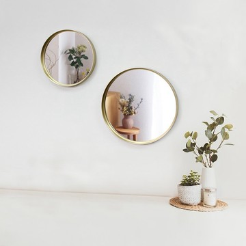 金屬圓形壁鏡 Metal Round Wall Mirror