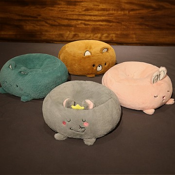 ins榻榻米厚坐墩圓形蒲團坐墊地上地板臥室陽臺飄窗懶人日式墊子