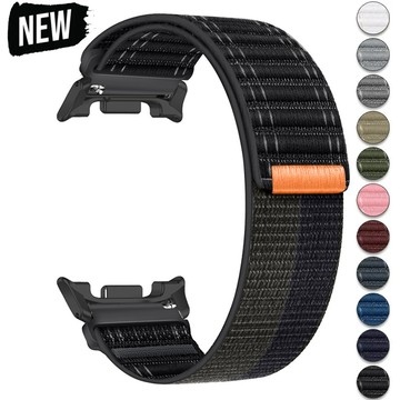 SAMSUNG 三星 Galaxy Watch 8 錶帶 40 毫米 44 毫米 8 經典 46 毫米尼龍環運動腕帶手鍊