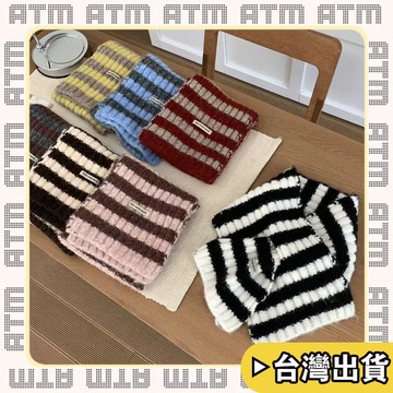 🔥臺灣出貨🔥可開發票✅輕飾時光韓版撞色針織圍巾女孩秋冬季氛圍感圍脖女童可愛保暖