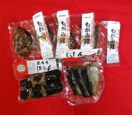 最上鯉屋 ふるさとセット（もがみ鯉4切れ、にしん甘露煮3枚、にしん昆布巻2本）