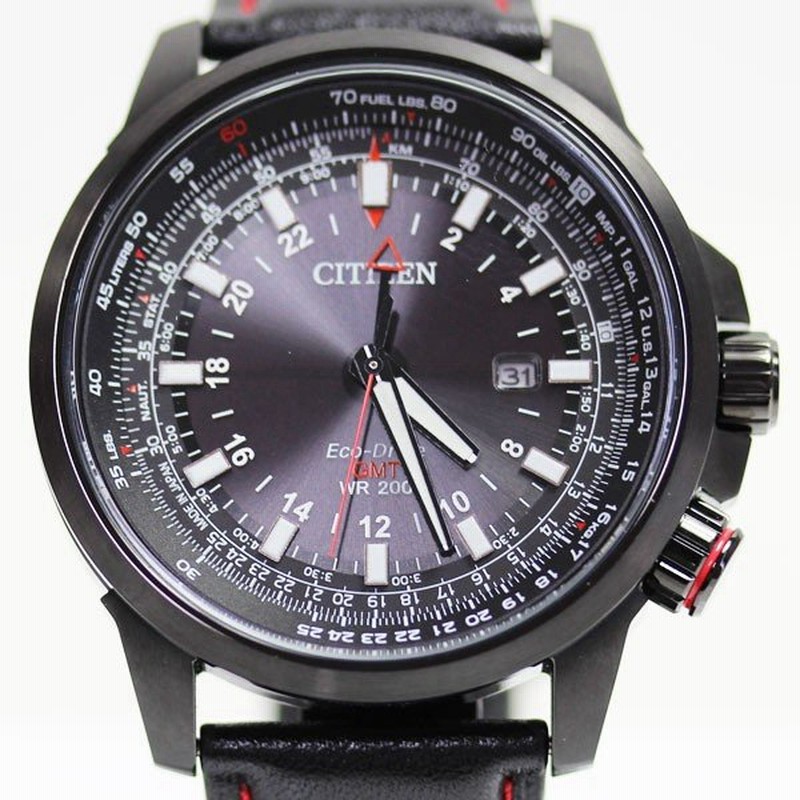 Citizen シチズン プロマスター エコドライブ グローバルスカイgmt Bj7076 00e 黒文字盤 Mt1752 中古 美品 通販 Lineポイント最大0 5 Get Lineショッピング