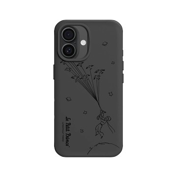 iPhone 16 SolidX 黑 - Le Petit Prince 小王子 - 飛翔在空中