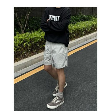 【STS】Crack Shorts龜裂紋美式速干透氣沙灘基礎運動四分短褲男