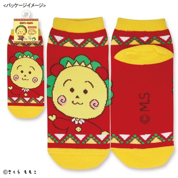 可吉可吉 襪 - 紅色