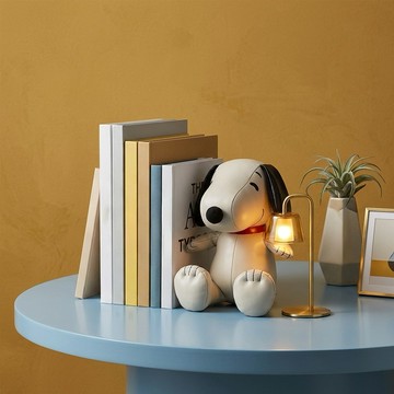 PEANUTS by BON TON TOYS｜Snoopy史努比書擋-奶油 27cm