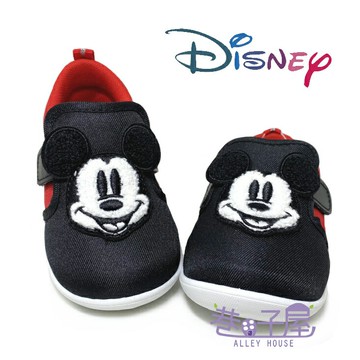 DISNEY迪士尼 童鞋 QQ毛 絨毛 米奇 運動鞋 休閒鞋 [120607] 黑 MIT台灣製造【巷子屋】