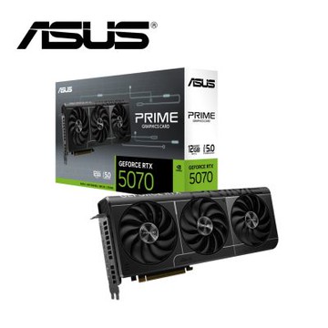 華碩 PRIME-RTX5070-12G 顯示卡+華碩 ROG STRIX LC III 240 ARGB 飛龍三代