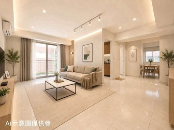 信實恬室內28坪大三房平車❗️崇德漢口商圈｜台中市北區漢口路四段