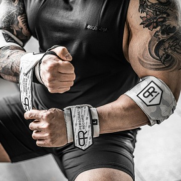 PR護腕健身輪子哥迷彩腕帶貼合舒適力量訓練扭傷保護男女臥推護具