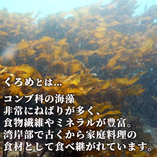 大分県産 豊後水道 くろめ佃煮 65g 海藻 保存料無添加 鶴亀フーズ